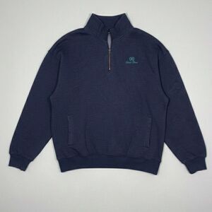 QUITE STORM COASTAL PRIVATE LABEL SURF INSPIRED  1/4 ZIP SWEATSHIRT SZ. LARGE